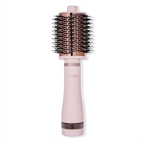 L'ANGE HAIR Multi-Volume Series Blow Dryer Brush | Interchangeable Hair Dryer Brush with Ionic Titanium Barrel for Smooth, Voluminous Styling | Blush - Oval 75mm