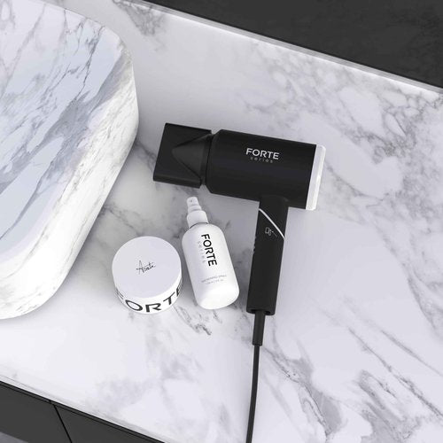 Forte Series Forte Pro Hair Dryer for Men, Magnetic Nozzle Attachment, 110-125V, Black