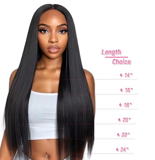 Essent Seamless Sleek Straight Clip in Hair Extensions Seamless Real Human Hair, 16 Inch 1Pack 130g 7Pcs Human Hair Extensions for Women Natural Black