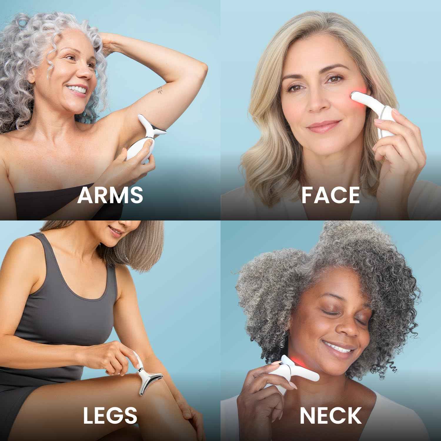 MyDermaDream MyoGlow & Niacinamide Serum & NoTox Serum - Total Body Skin Tightening and Lifting Device for Face, Neck, Arms, and Legs