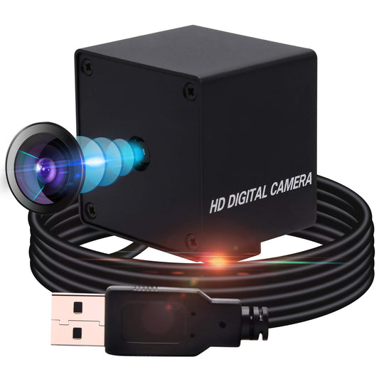 13mp USB Camera with Microphone Autofocus Audio Video Webcam for Computer Mini UVC USB2.0 PC Camera with Metal Case Industrial Embedded USB with Camera IMX214 Web Camera for Laptop Jetson Nano
