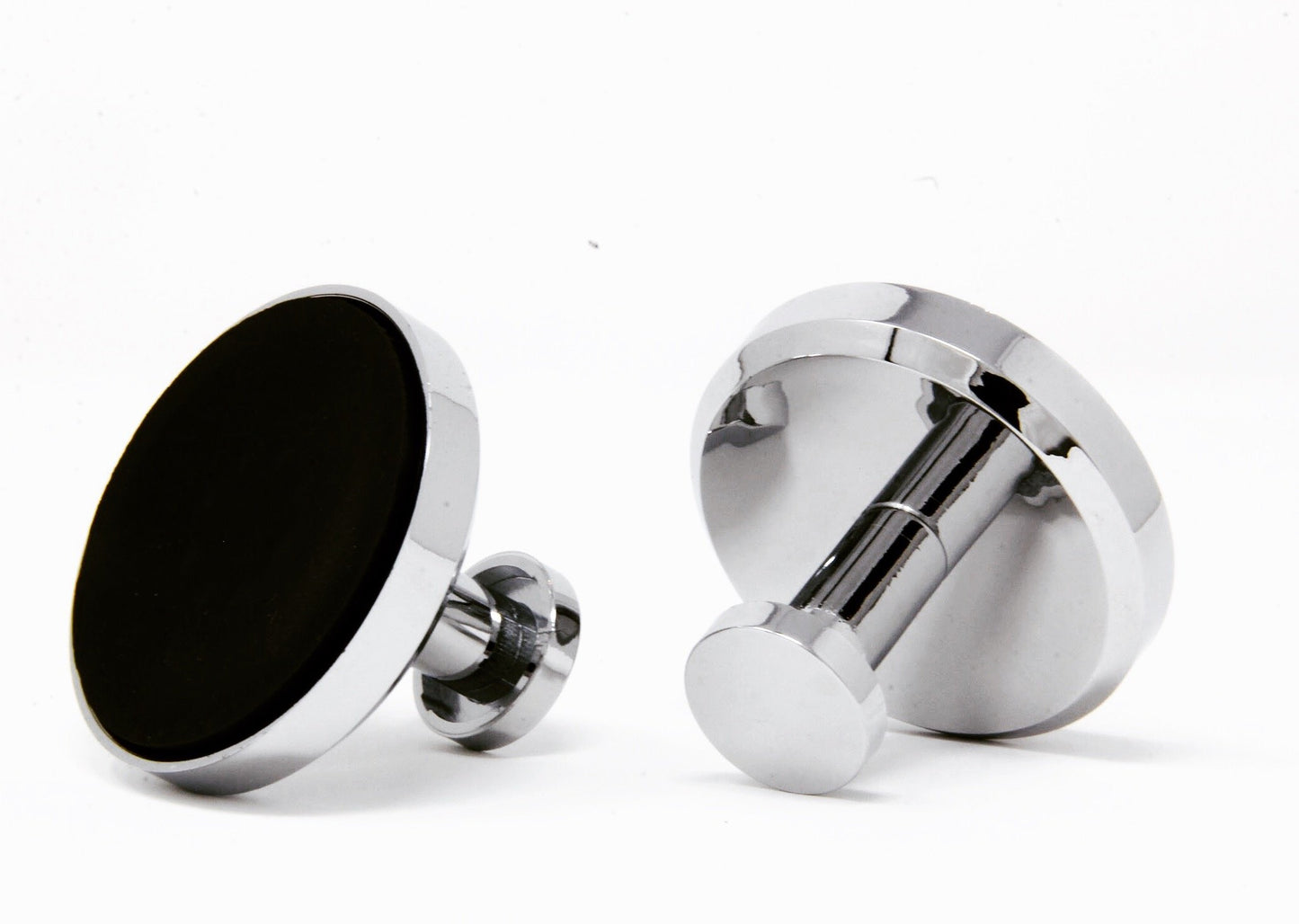 HOME SO Suction Cup Hooks for Shower, Bathroom, Kitchen, Glass Door, Mirror, Tile – Loofah, Towel, Coat, Bath Robe Hook Holder for Hanging up to 15 lbs – Waterproof & Rustproof, Chrome (2-Pack) …