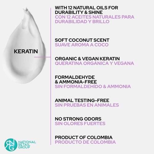 Ritual Botánico Keratina Orgánica | Treatment to Straighten, Repair and Relax Hair | All Natural, Organic & Vegan Ingredients | Product of Colombia | 6 Piece Kit