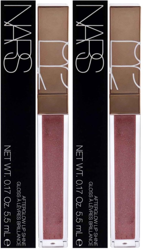 NARS Afterglow Lip Shine - Supervixen for Women - 0.17 oz Lip Gloss (Pack of 2)