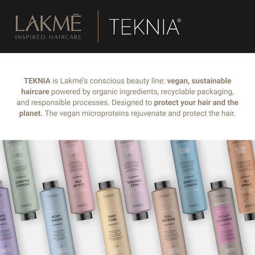 LAKMÉ Teknia Body Maker Shampoo, Volume Shampoo for Fine Hair, Hair Volumizing Products, 33.8 Fl Oz