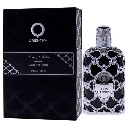 Orientica Luxury Collection Oud Saffron Eau De Parfum - Oriental, Vanilla, Saffron, Woody, Patchouli, Musk, Agar Wood - Arabic Perfume for Men & Women - 5 oz / 150ml