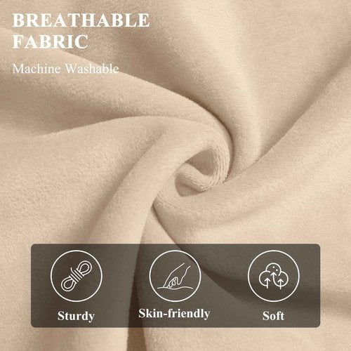 Curvy Massage Bed Topper - High Density Foam Lash Bed Topper with Soft Touch Short Plush and Ergonomic Design, Non-Slip Esthetician Massage Table Mattress Pad for Beauty Salon, 70x23 Inch, Beige