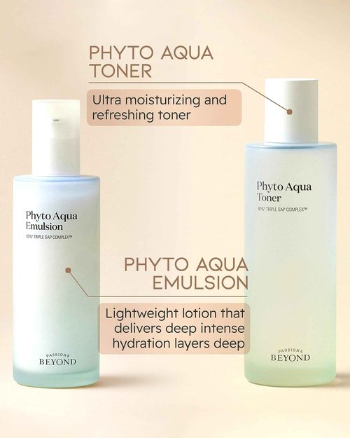 Beyond Skincare Gift Set (11.3fl oz) - Vegan Formula Korean Skin Care. Toner & Lotion for Hydration, Soothing. Hyaluronic Acid, Tree Sap Complex.