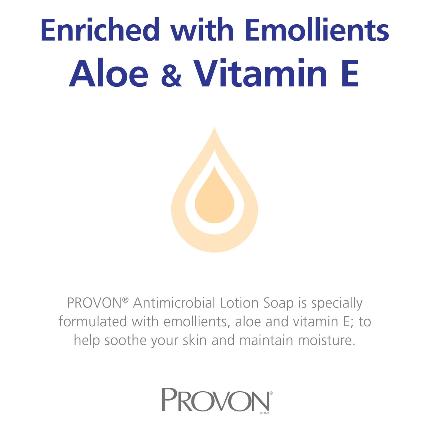 Provon Antimicrobial Lotion Soap with 0.3% PCMX, Pleasant Fragrance, 16 fl oz Counter Top Pump Bottle (Pack of 12) - 4303-12