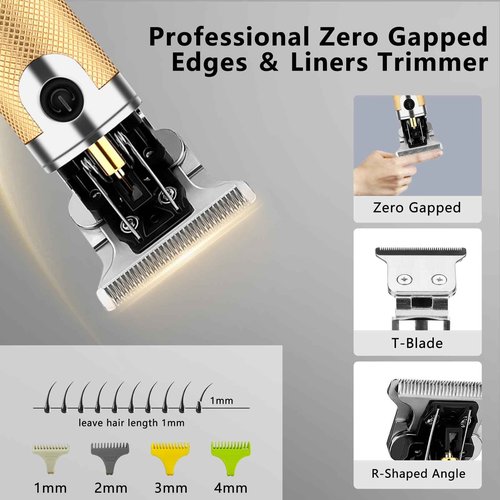 Adaife Professional Hair Clippers, Beard Trimmer for Men Electric Razor, Clippers and Trimmers Set Shavers for Men, Barber Clippers Hair Cutting Kit