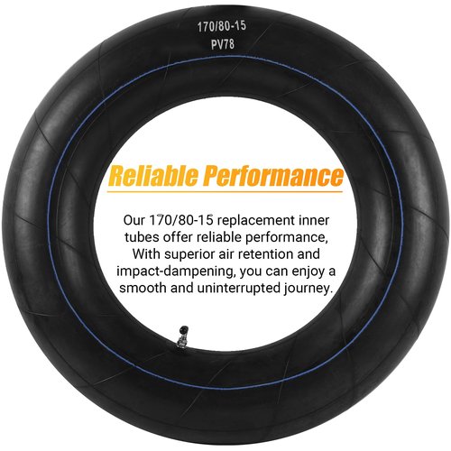 AR-PRO (2-Pack) 170/80-15 Replacement Inner Tubes Heavy Duty with PV-78 Valve Stem - Premium Butyl Rubber Power Sports Inner Tube Perfect for 170 80-15 Tire