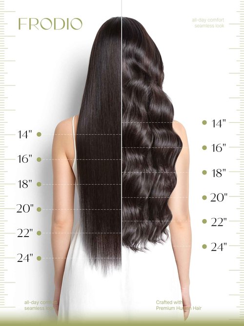 Frodio Clip Ins Hair Extensions Dark Brown Remy Real Human Hair Pu Seamless Silk Long Straight Invisible Full Thick Virgin Brazilian Beauty For Women Can Be Body Wave 100g 7 Piece