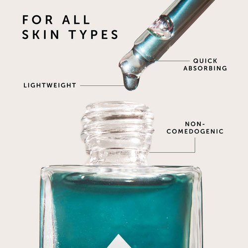 HERBIVORE Lapis Balancing Facial Oil with Blue Tansy + Squalane, Safe for Acne-Prone Skin | Helps Soothe Redness + Balance Oil Production, Lightweight, Non-Comedogenic, Plant-Based, 50 mL / 1.7 oz