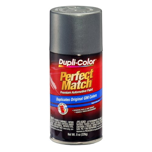 Dupli-Color EBGM03447 Perfect Match Automotive Spray Paint – General Motors Gunmetal Metallic, 84 WA7782 – 8 oz. Aerosol Can