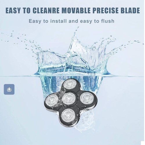 Shaver Replacment Heads Compatible with Remington Balder Pro Head Shaver Model XR7000, for Bald Men (4 Pack)