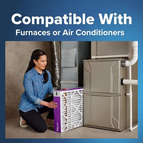 Filtrete 20x25x4 AC Furnace Air Filter, MPR 1550, MERV 12, Fits Honeywell & AprilAire Space-Gard, CERTIFIED Asthma & Allergy Friendly, Electrostatic Filter, 2-Pack (Actual Size 19.88x24.63x4.31 in)