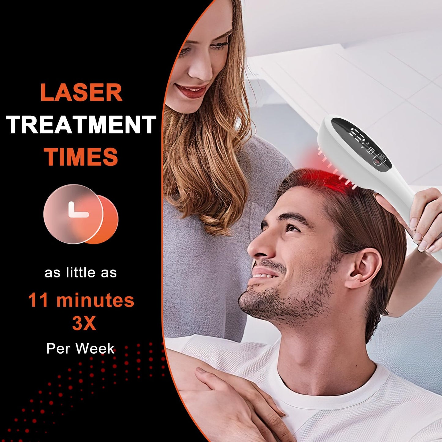 Laser Therapy Hair Growth Comb, Red Light Therapy, Low Level Laser Therapy To Promote Hair Growth in Women and Men