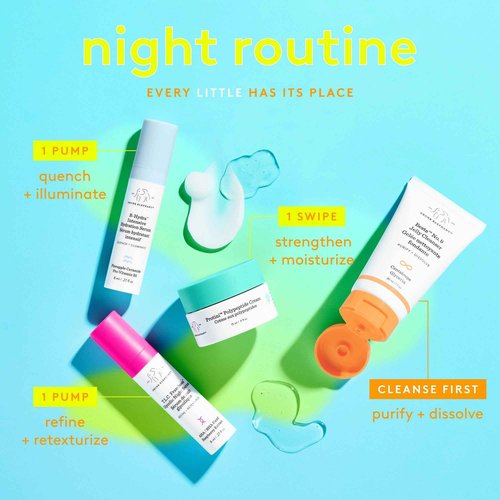 Drunk Elephant The Littles 7.0 Kit - 6 Travel-Friendly A.M. and P.M. Essentials - Clean Clinical Skincare - Cruelty-Free - Dermatologist-Tested - Free of Essential Oils, Silicones, and Fragrance