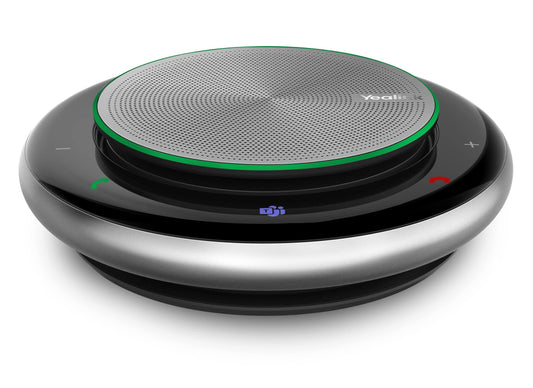 Yealink Bluetooth Speakerphone USB Speakers with Microphone Teams Certified CP900 Wireless Enhanced Noise Reduction Algorithm Home Office 360° Voice Pickup (Package Without dongle)