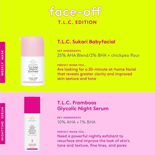 Drunk Elephant T.L.C. Sukari Babyfacial - 50 ml/1.69 fl oz - Exfoliating Face Mask - Clean Clinical Skincare - Cruelty-Free - Dermatologist-Tested - Free of Essential Oils, Silicones, and Fragrance