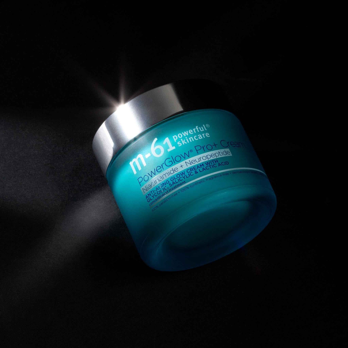 m-61 PowerGlow Pro+ Cream | Moisturizing, Firming Glow Cream With Niacinamide + Neuropeptides And A Powerful Combination Of BHAs/AHAs, 1.4 Fl Oz