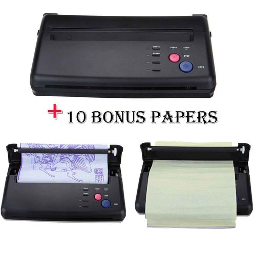 NEW Tattoo Stencil Machine Tattoo Flash Thermal Copier Machine Stencil Maker by Pirate Face Tattoo