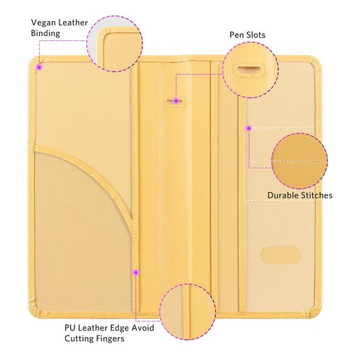 CoBak Car Registration and Insurance Holder - Vehicle Glove Box Car Organizer,Auto Truck Comparment Accessories Case with Magnetic Closure for Essential Document,Driver License,Cards