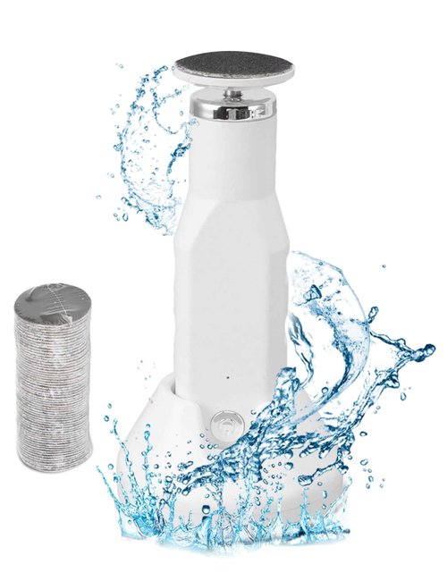 Electric Foot Callus Remover, Dioche 650 RPM Electric Foot File, Adjustable Speed, USB Charging, Removable and Washable, with 60pcs Replacement Sandpaper Disk, for Dead Cracked Hard Skin Calluses