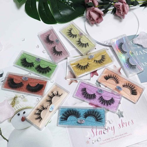 FARRED Wholesale False Lashes 100 Pairs 10 Styles Medium Length Vegan Eyelashes Fluffy Volume Strip Lashes Bulk 10 Portable Boxes Fake Eyelashes Mixed Natural Look 3D Faux Mink Lashes (mix 100pair)
