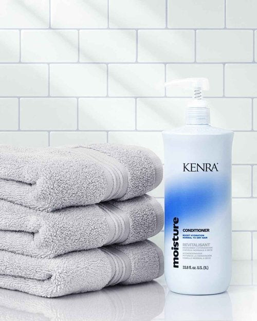 Kenra Professional Moisture Shampoo & Conditioner Set | Boost Hydration | Improve Manageability and Shine | Nourish Dry Hair | Color Safe | Efforless Detangling | Normal to Dry Hair