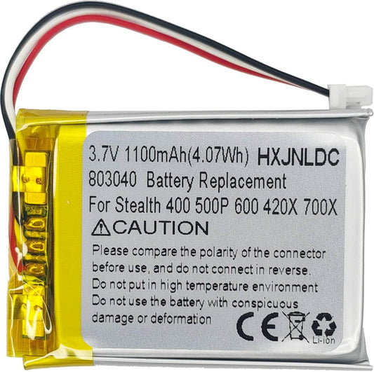 3.7V 803040 1100mAh Battery Replacement for Turtle Beach Elite 800 Elite 800X Stealth 700 Gen 2 Wireless Surround Sound Gaming Headset and DIY 3.7-5V Electronic Products Battery Replacement