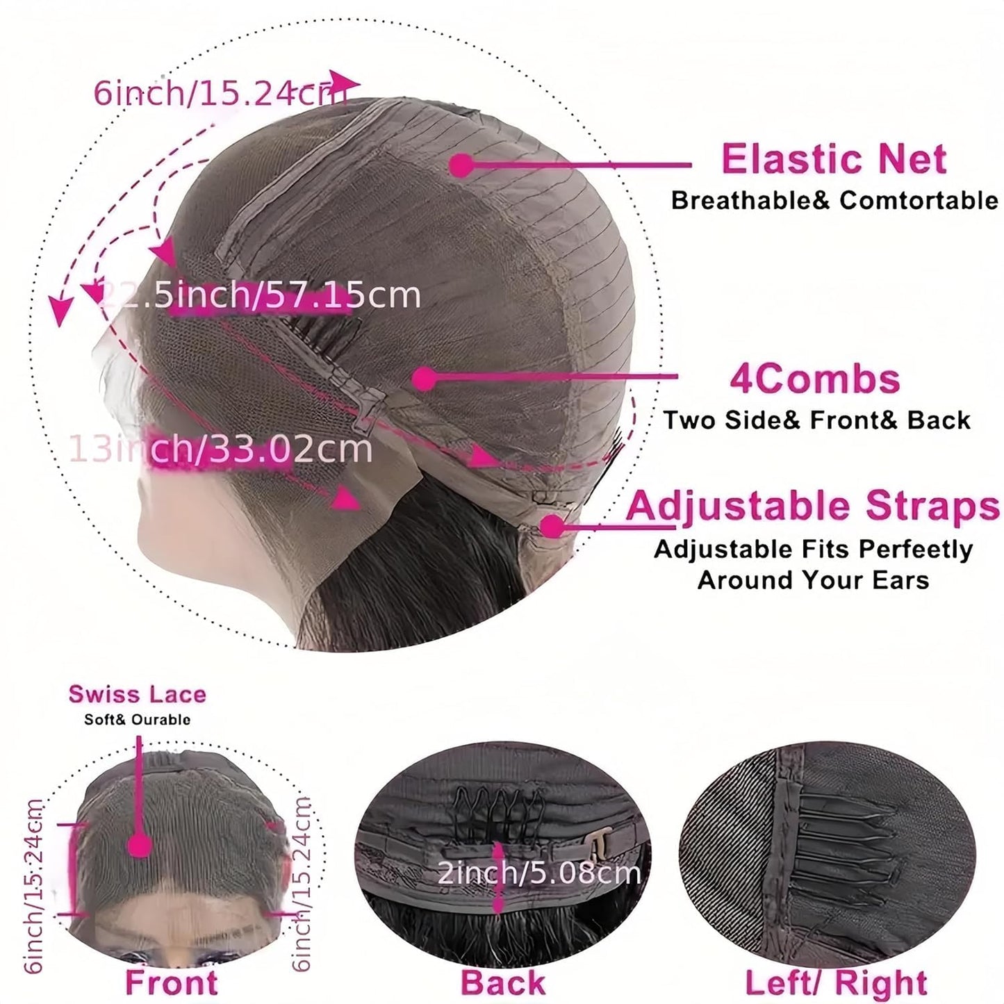 13x6 Lace Front Wigs Human Hair Wigs for Women 220 Density Body Wave Lace Front Wigs Human Hair Pre Plucked 30 Inch HD Lace Frontal Wig Body Wave Human Hairs