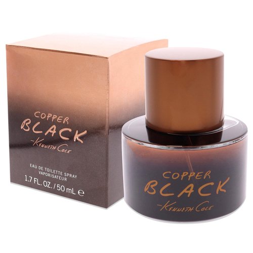 Kenneth Cole Copper Black Eau de Toilette Cologne for Men, 1.7 Fl Oz