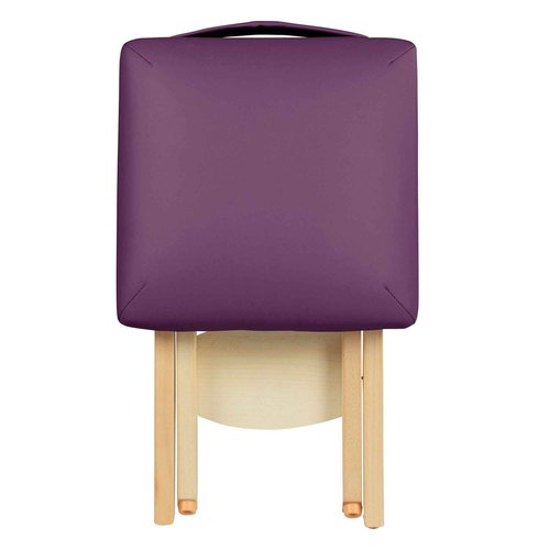 Master Massage Wooden Handy/Folding Massage Stool Purple