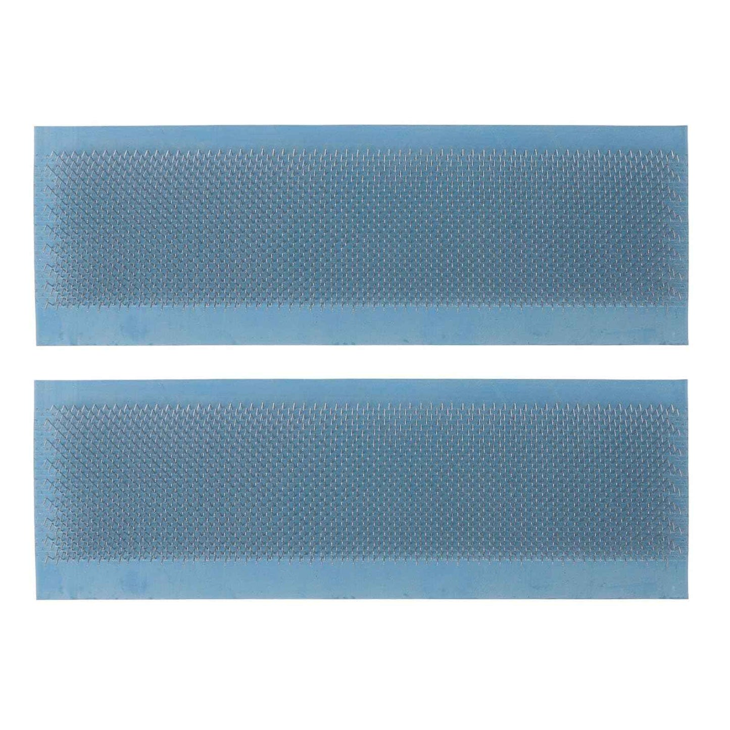 2pcs Hair Holder Dragging Mat, Stainless Steel Hair Extensions Drawing Card, Dragging Splint Tool10.6 X 3.5in