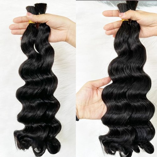 Loose Wave Human Braiding Hair Loose Wave Human Hair Bulk No Weft 100% Unprocessed Brazilian Human Hair Braiding Hair 20 Inch 100g (Pack of 1)