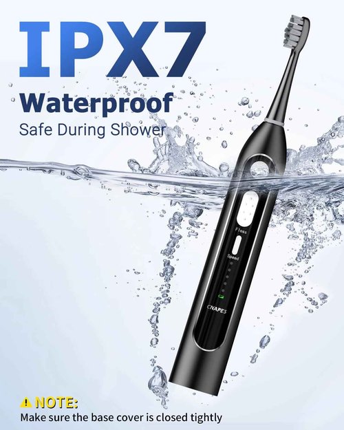 Electric Toothbrush with Water Flosser 3 in 1 Combo, Advanced 2.0 Flossing Toothbrush, Cordless Teeth Cleaning, 3 Modes&5 Speeds, Rechargeable Oral Dental Irrigator Kit for Adults, 5 Replacement Heads