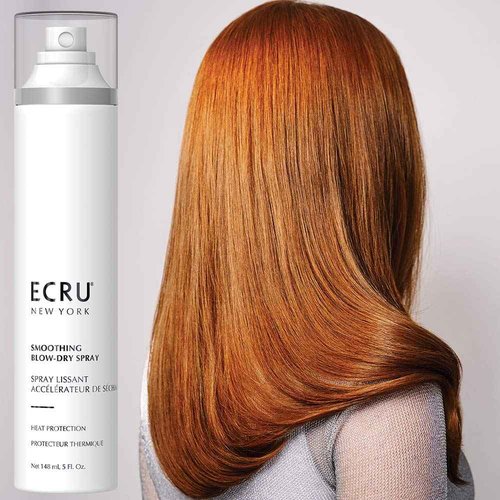 ECRU New York Blow Dry Perfection Kit, Includes Blow Dry Spray & Styling Spray, Hair Styling Heat Protectant, Anti Frizz Hair Products Bundle