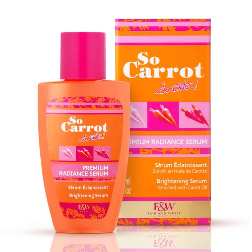 Fair & White So Carrot Brightening Radiance Serum 30ml - Skin Brightening Properties with Carrot Oil