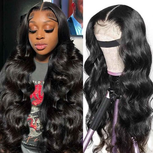 Uonoco Glueless Wigs Human Hair Pre Plucked Pre Cut Closure Wigs Human Hair