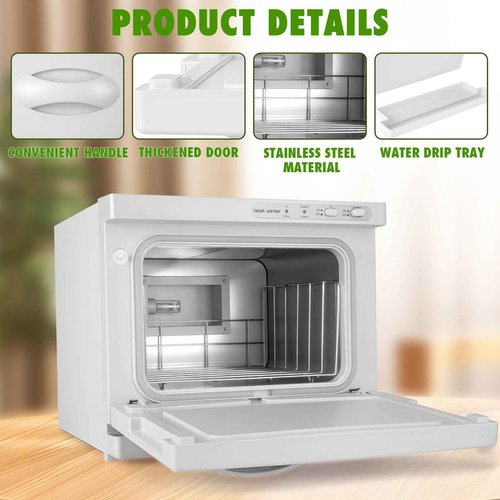 9TH SHOP Hot Towel Warmer, 8L Hot Towel Cabinet, 2-in-1 Quick Heating Towel Warmers Spa for Facials Spa Estheticians Massage Salon and Home