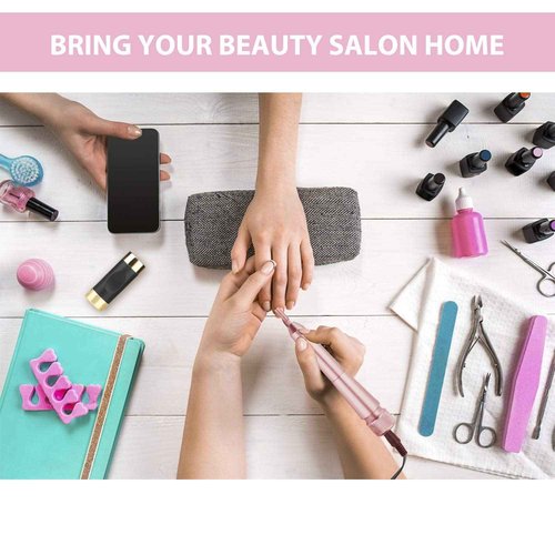 Nail Studio Sets - Gel Nail Polish Kit with UV Light, 24 Rainbow Colors, Nail Drill, Extended Gel, Manicure Kit for Nail