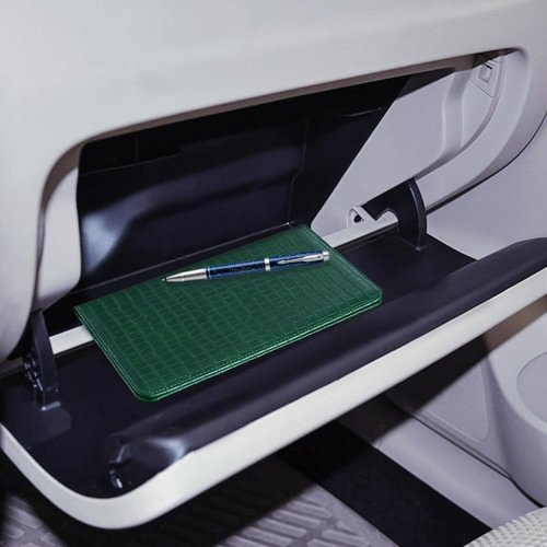 CoBak Car Registration and Insurance Holder - Vehicle Glove Box Car Organizer,Auto Truck Comparment Accessories Case with Magnetic Closure for Driver License,Cards