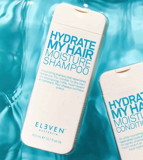 ELEVEN AUSTRALIA Hydrate My Hair Shampoo for Women & Men - Moisturizing, Color-Safe, Anti-Frizz, Nourishing Formula for Dry, Damaged Hair, Protects Against Heat & Environmental Damage - 32.5 fl oz