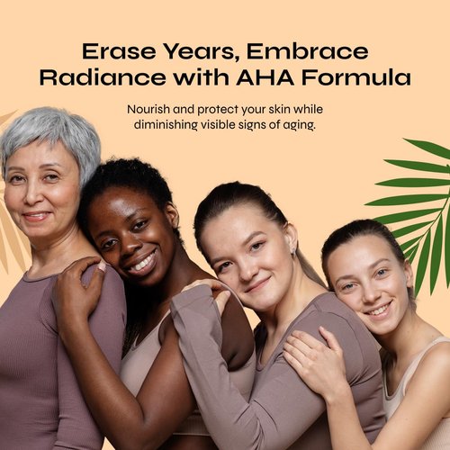 A-Cute Derm Ultra 10 AHA Anti-Aging Lotion for Exfoliation Simple and Effective for Face and Body (4 OZ)