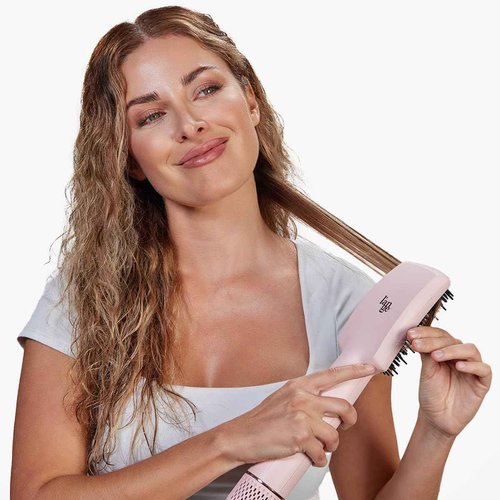 L'ANGE HAIR AIRess 2-in-1 Blow Dryer Brush – Straightens & Dries Hair Simultaneously | Lightweight, Ergonomic Design | Ideal for All Hair Types