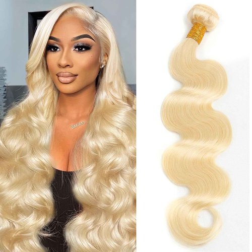613 Blonde Body Wave Bundles Human Hair 20 inch 100% Unprocessed Virgin Hair Extensions 12A Quick Weave Bundles Human Hair