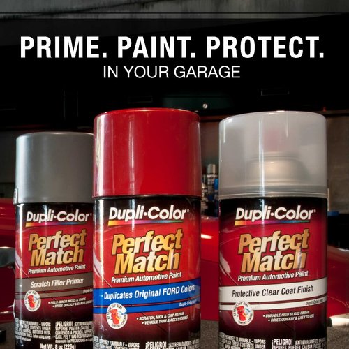 Dupli-Color EBTY15567-6PK Perfect Match Automotive Spray Paint – Toyota Super White II, 040 – 8 oz. Aerosol Can, 6-Pack
