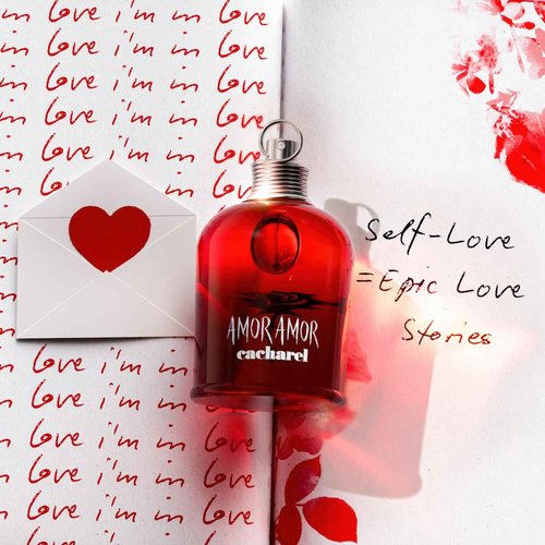 Cacharel Amor Amor - Fragrance Gift Set for Women - Includes Eau de Toilette 3.4 Fl Oz & 1.0 Fl Oz