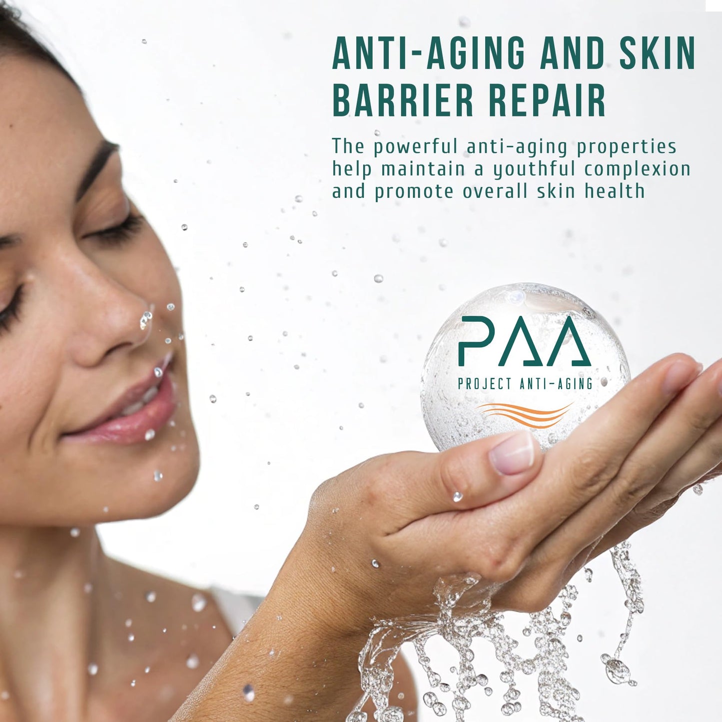 Project Anti-Aging Ceramide Moisturizer for Face – Barrier Repair Cream for Compromised, Dry, Sensitive Skin – Deep Hydration & Lipid Support – Hidratante Facial con Ceramidas